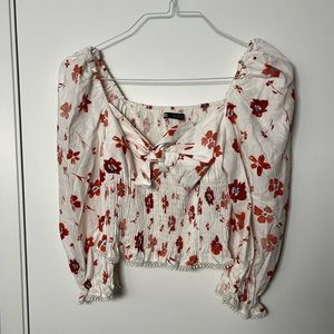 Zara floral top